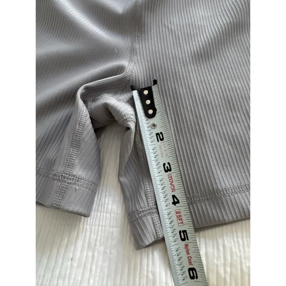 Lot of 2 Biker Shorts Pink Gray 90 Degree Reflex Rib Interlink Everyday 5" Large - Picture 10 of 11